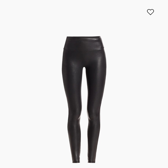 SPANX Pants - NWT Spanx Faux Leather Leggings Size L